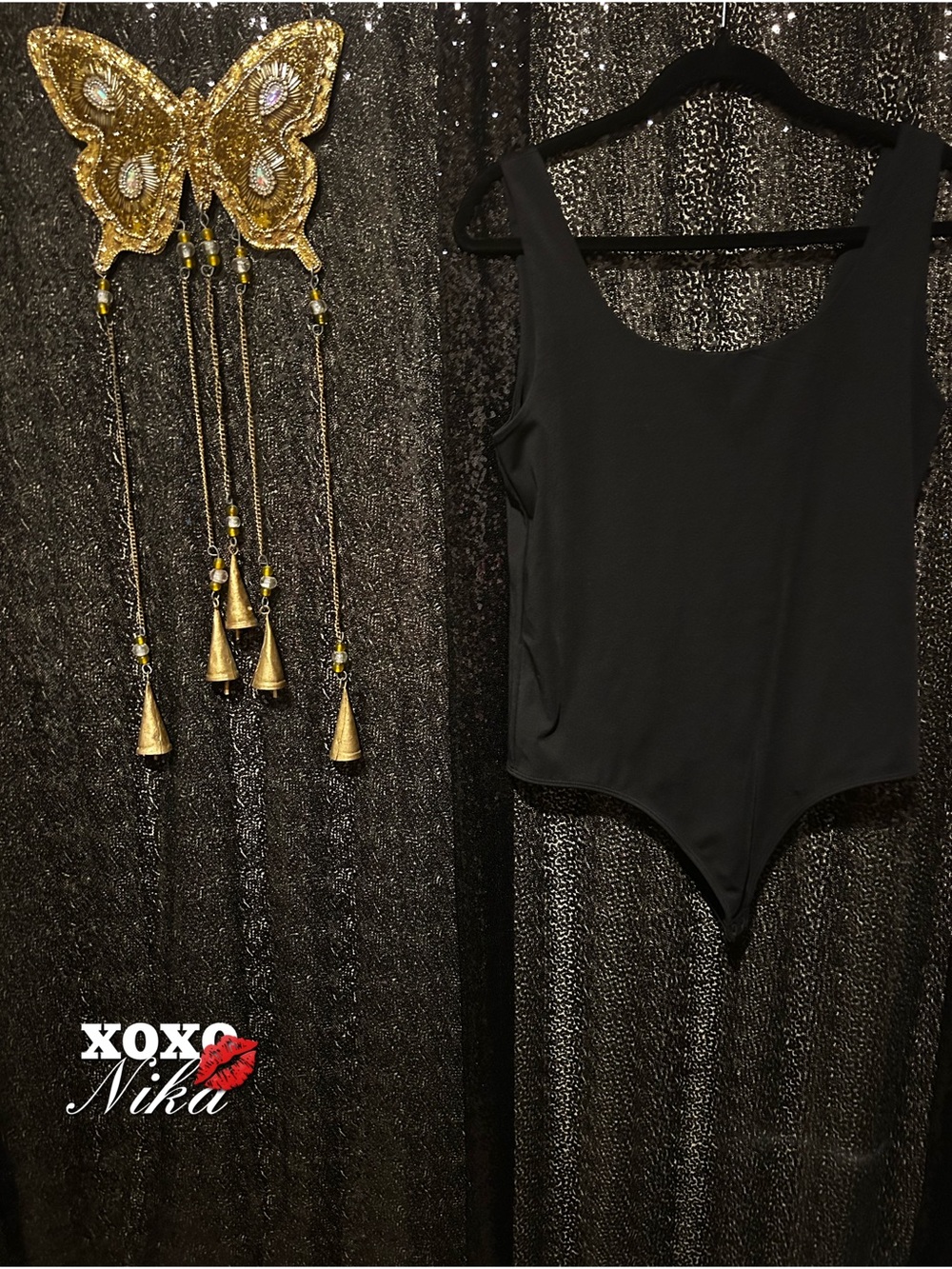 Express Body Contour black bodysuit 
- Size L